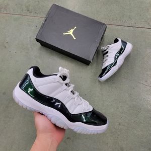 Size 9.5 - Jordan 11 Retro Low Emerald, Easter 2018